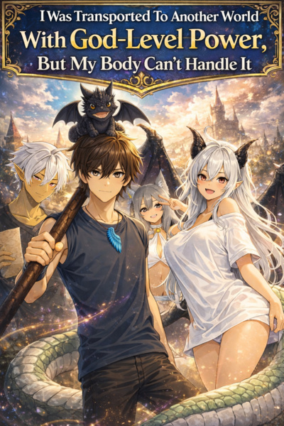 I Was Transported To Another World With God-Level Power, But My Body Can't Handle It