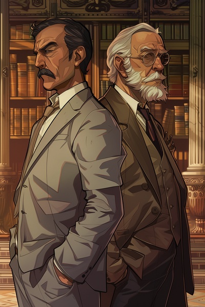 The Detective and the Man in the Grey Suit